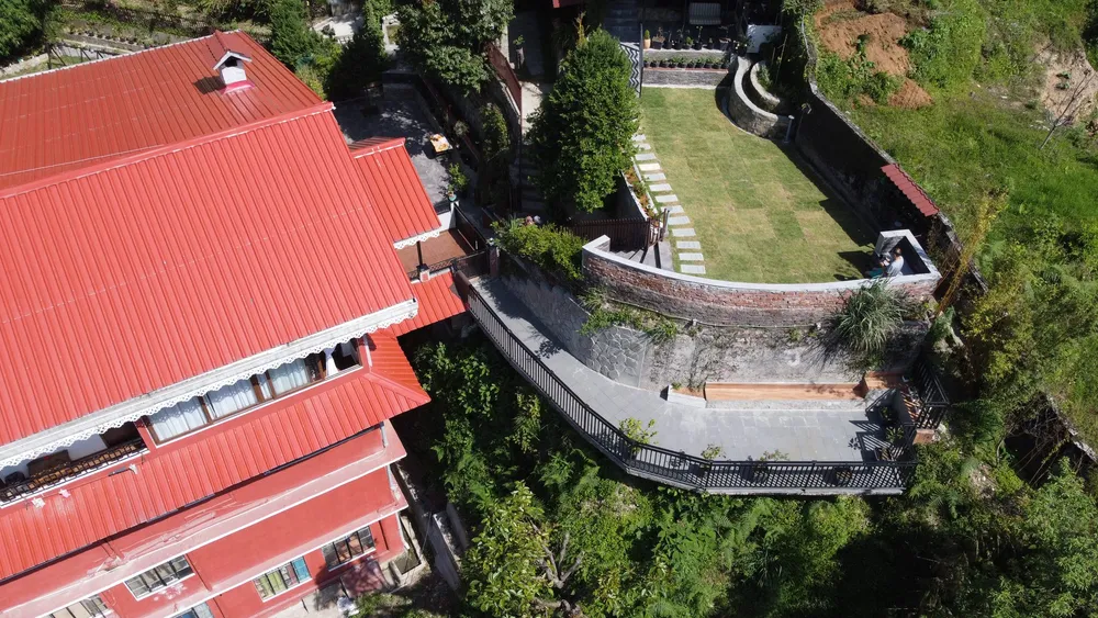 Aerial view of Green Hamlet, Gangtok